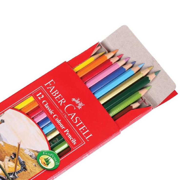 

Gratis Bubble Wrap Pensil warna Faber Castell 12 panjang Classic (1 set 12 warna)