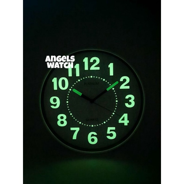 jam dinding glow in the dark original bestseller 30 cm