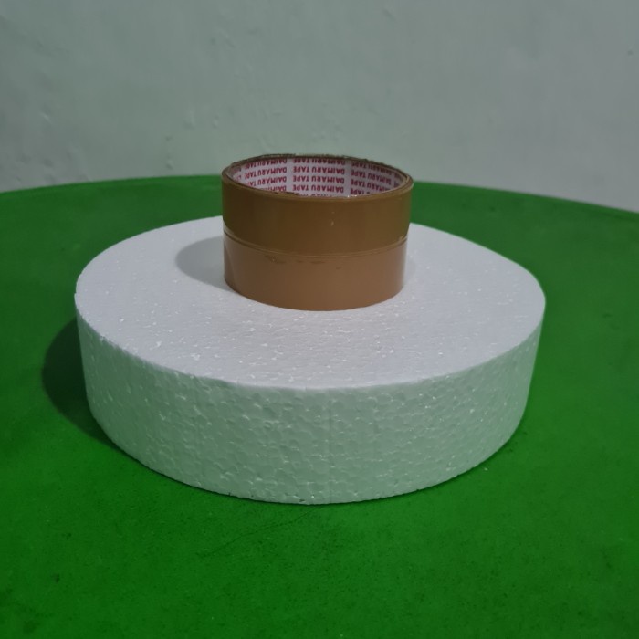 

Senikertas- D22X5Cm Gabus Styrofoam Bulat Dummy Cake -Kertas-Seni.