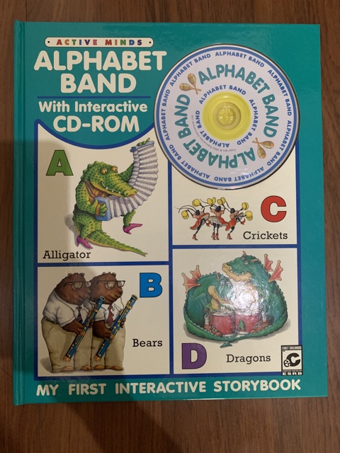 My first interactive storybook / alphabet band with interactive cd-room