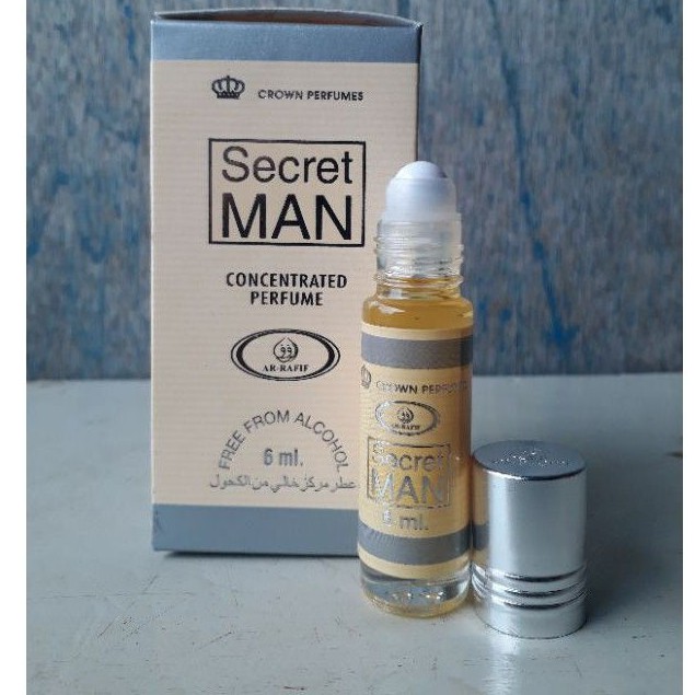 SECRETMAN Parfum AR-RAFIF 6ml Minyak Wangi Pria Roll On Non Alkohol