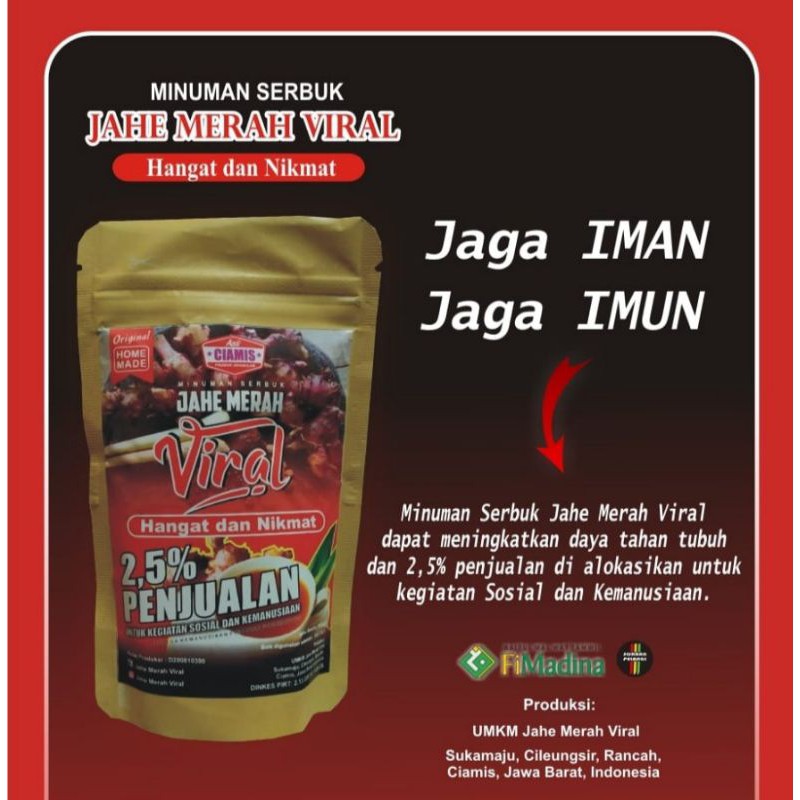 

Jahe Merah Viral