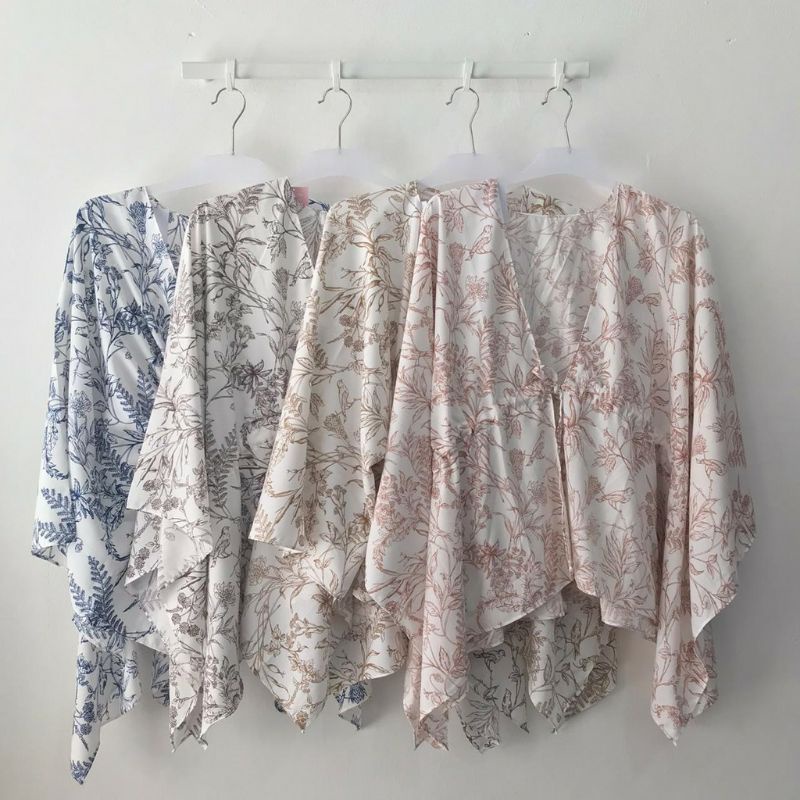 (NEW) BATIK KALONG OUTER CAPE by Himosly | FREE GIFT | Outer Etnik Batwing up to Big Size