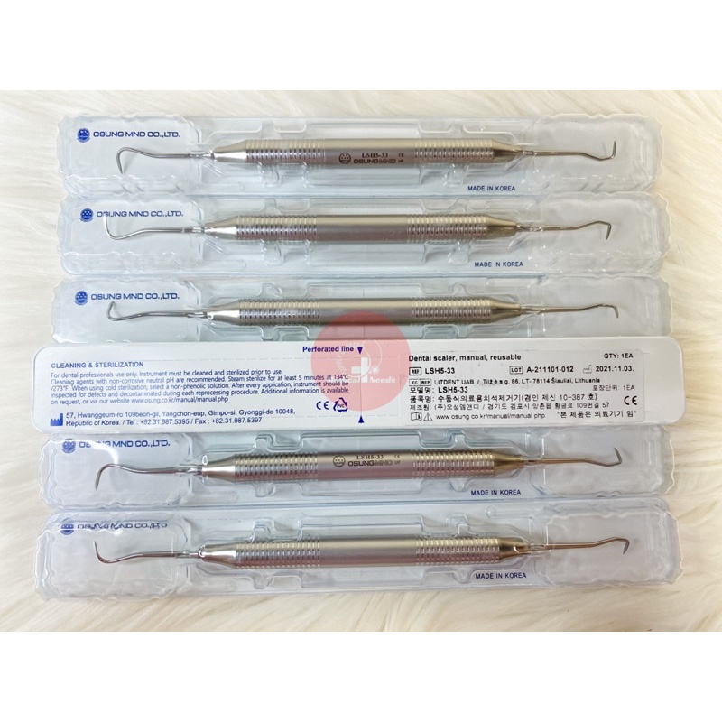 Dental Sickle Scaler / Pembersih Karang Gigi OSUNG