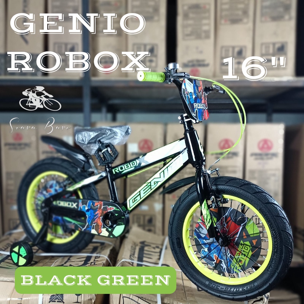SEPEDA ANAK LAKI LAKI BMX GENIO ROBOX 16 INCH