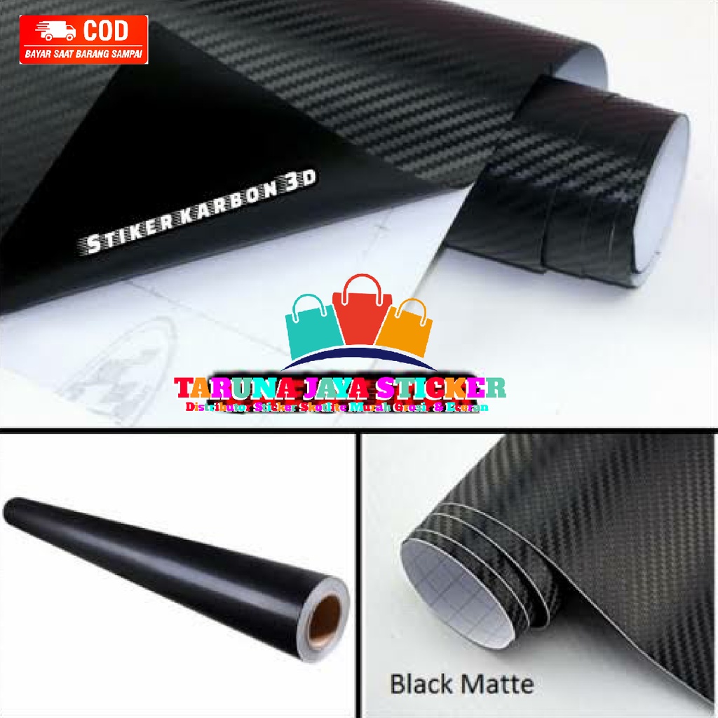 stiker skotlet karbon3D/ Decal Stiker Karbon 3D hitam profix skotlet motor karbon stiker motor karbo