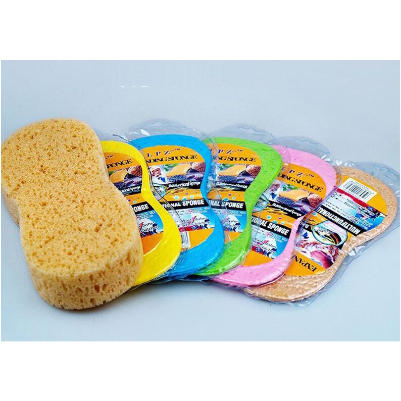 SPONS SPONGE BUSA CUCI UKURAN BESAR JUMBO WARNA RANDOM SEPEDA, MOBIL, TRUK, KAMAR MANDI, KACA, PIRING