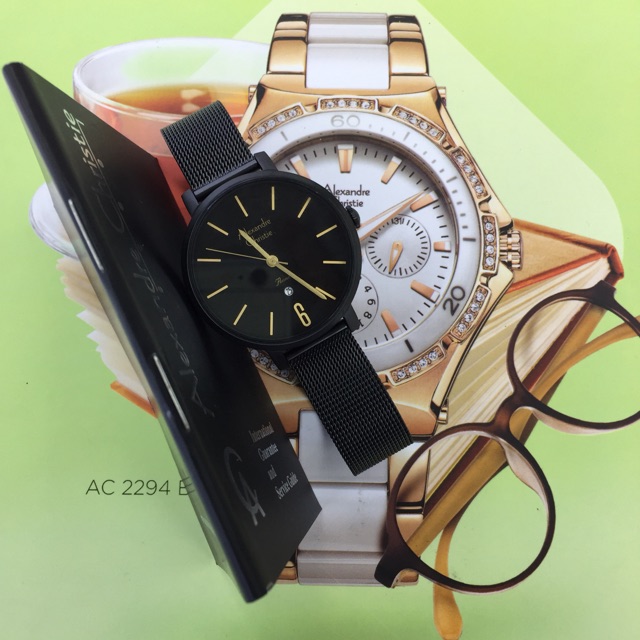 Alexander cristie tali rantai pasir hitam wanita 2751 LD