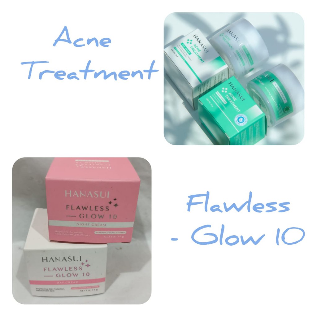 HANASUI Acne Treatment / Flawless Glow 10 Cream 15g