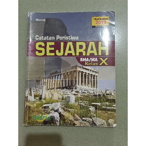 

Buku Sejarah Peminatan Kelas 10/X/1 SMA