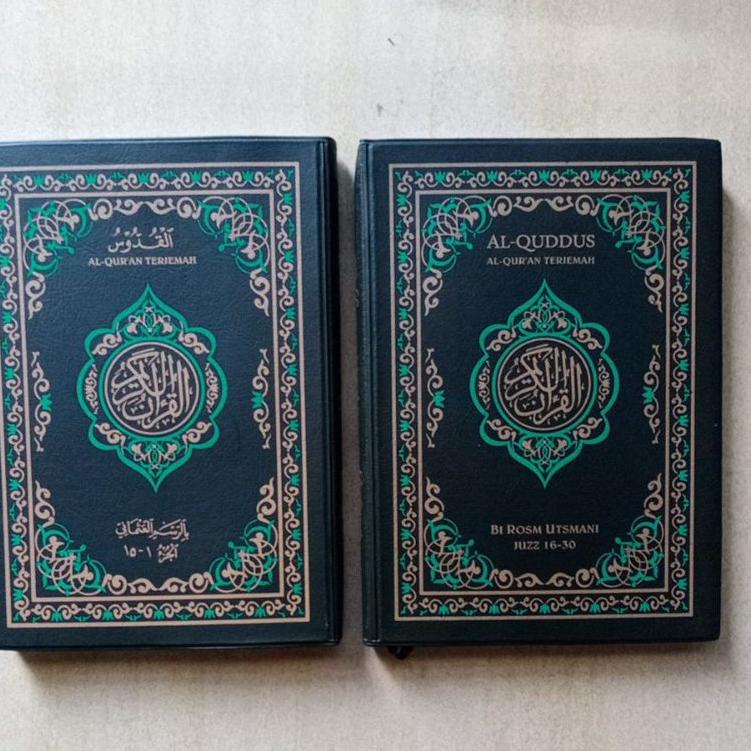 SJJ.02Jl22ˣ | Al Qur'an Terjemah Al Kudus Khot Usmani Besar Al Quddus Original