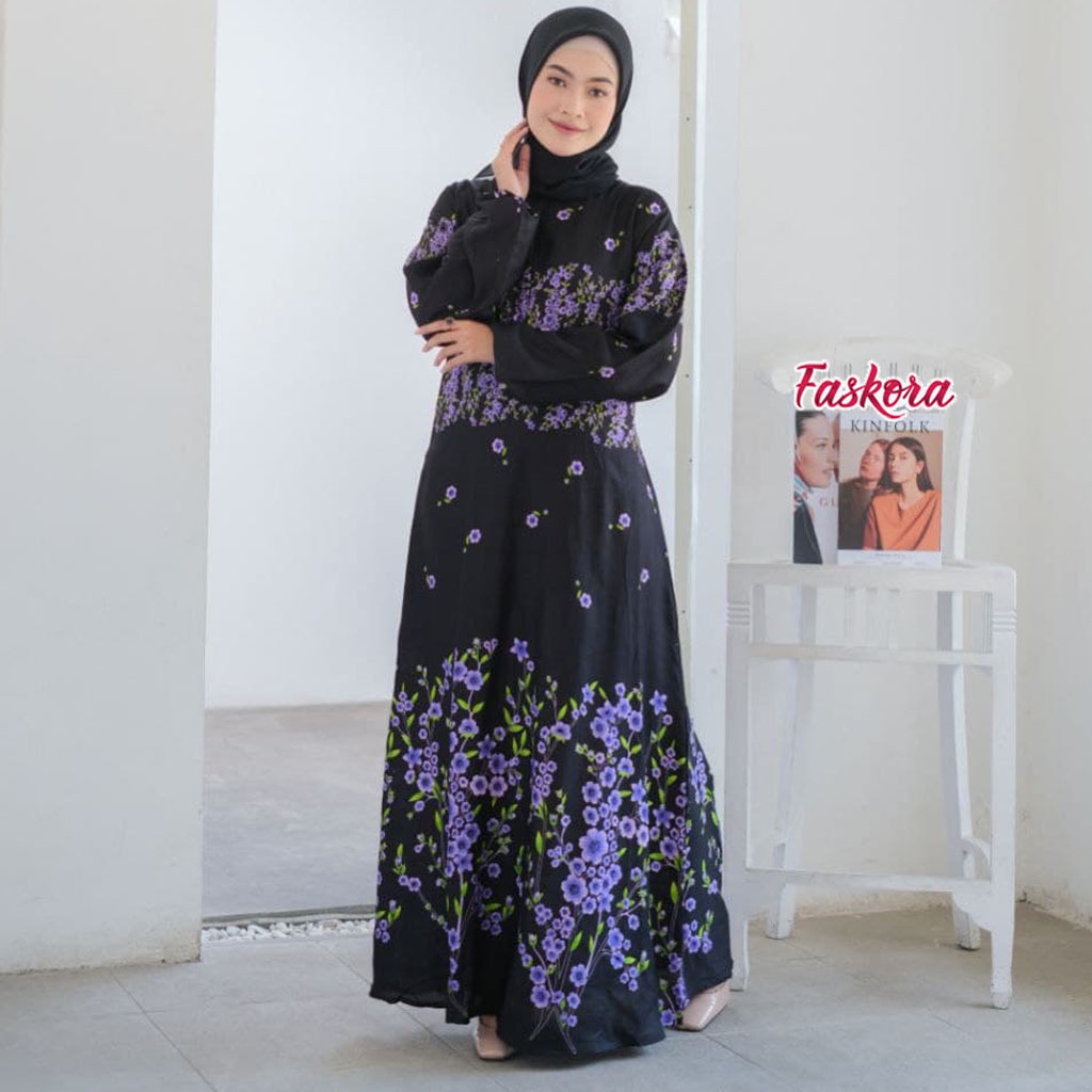 Gamis Syari Terbaru Jumbo 2021 / Maxi Dress Jumbo Big Size Dress / Gamis Busui Friendly Kekinian