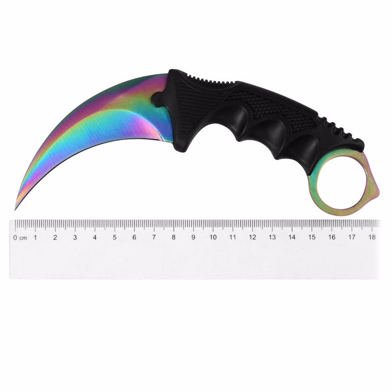 (MAINANKYU)  of KNIFEZER Vastar Pisau Karambit CS GO Collector Knife - H10