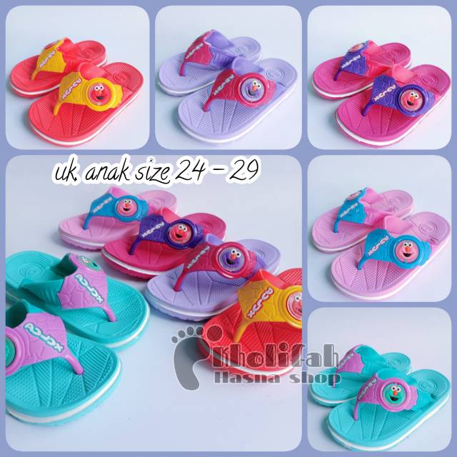 Sandal jepit anak elmo DULUX 293D-1 24-29