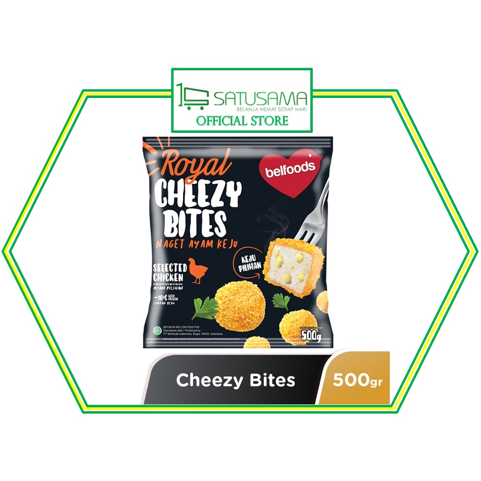 

BELFOODS ROYAL NUGGET 500 G