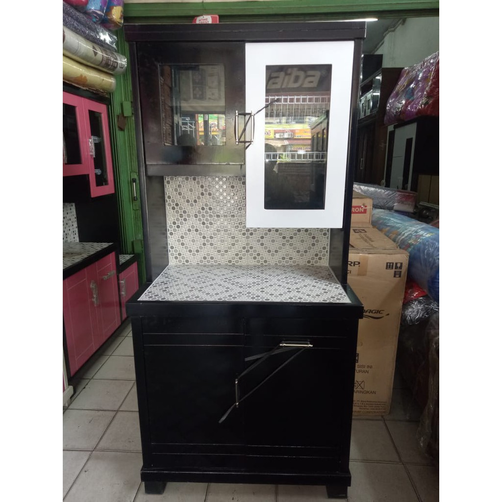 Lemari Sayur 2 Pintu Lemari Dapur 2 Pintu Rak Piring 2 Pintu