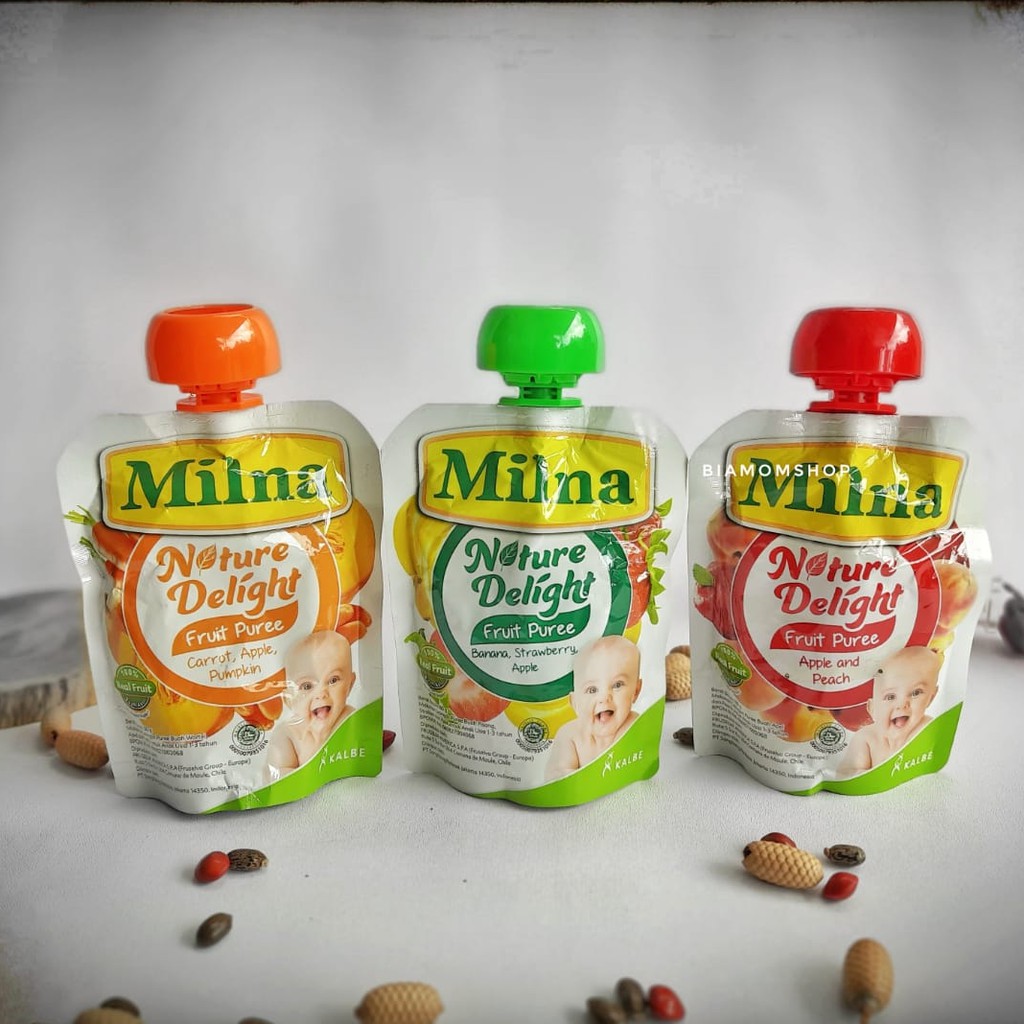 Milna Nature Delight Pure Buah Shopee Indonesia
