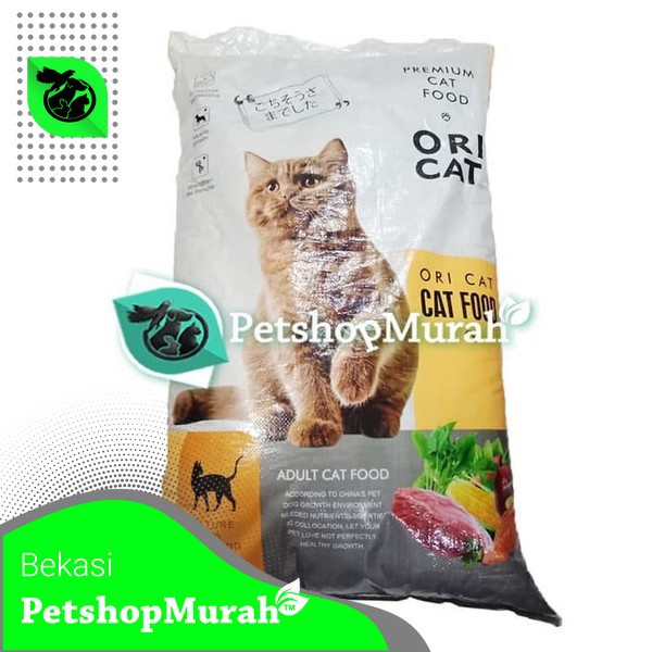 [GOSEND] Cat Food / Makanan Kucing Ori Cat Kemasan Bentuk Ikan Kotak 20 kg