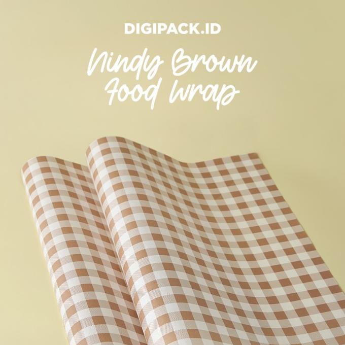 [Digipack] Nindy Brown Food Wrap 30 x 30 | Tray Mat