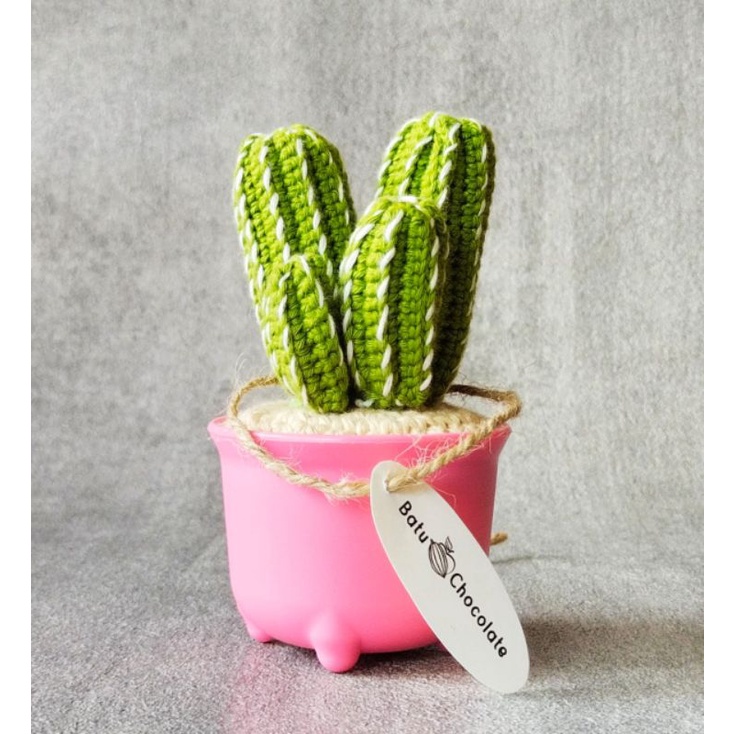 One Mandiri Sukses - Paket Oleh Oleh Khas Malang + Crochet Cactus Batu Chocolate ( Paket : A )