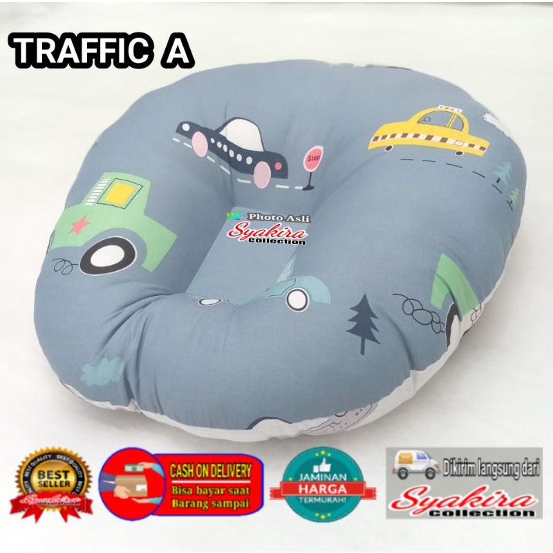 Bantal sofa bayi baby launge anti gumoh motif Terbaru plus Tas Mika