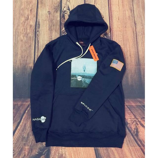 (COD/BAYAR DI TEMPAT) Jaket hoodie nasa 360 SPACE X / hoddie h&amp;m full tag / jaket nasa terbaru