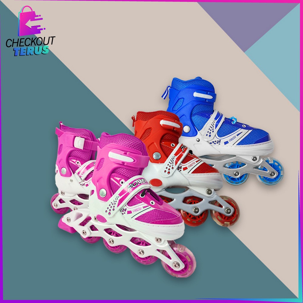 CT O2 Sepatu Roda Anak Power Roller Skate Sepatu Roda Anak Perempuan Sepatu Roda Anak Laki Laki Sepatu Roda Anak Inline Skate