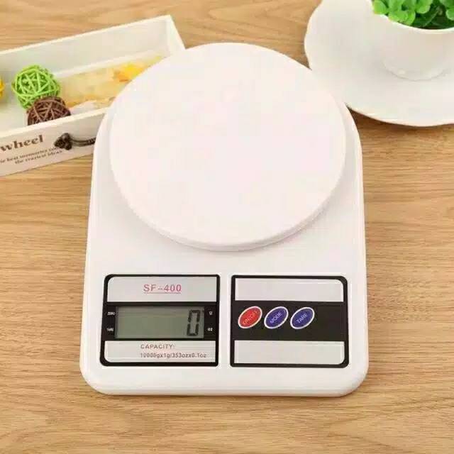 Timbangan Dapur Kue Digital SF400 10kg Kitchen Scale Weight free Baterai