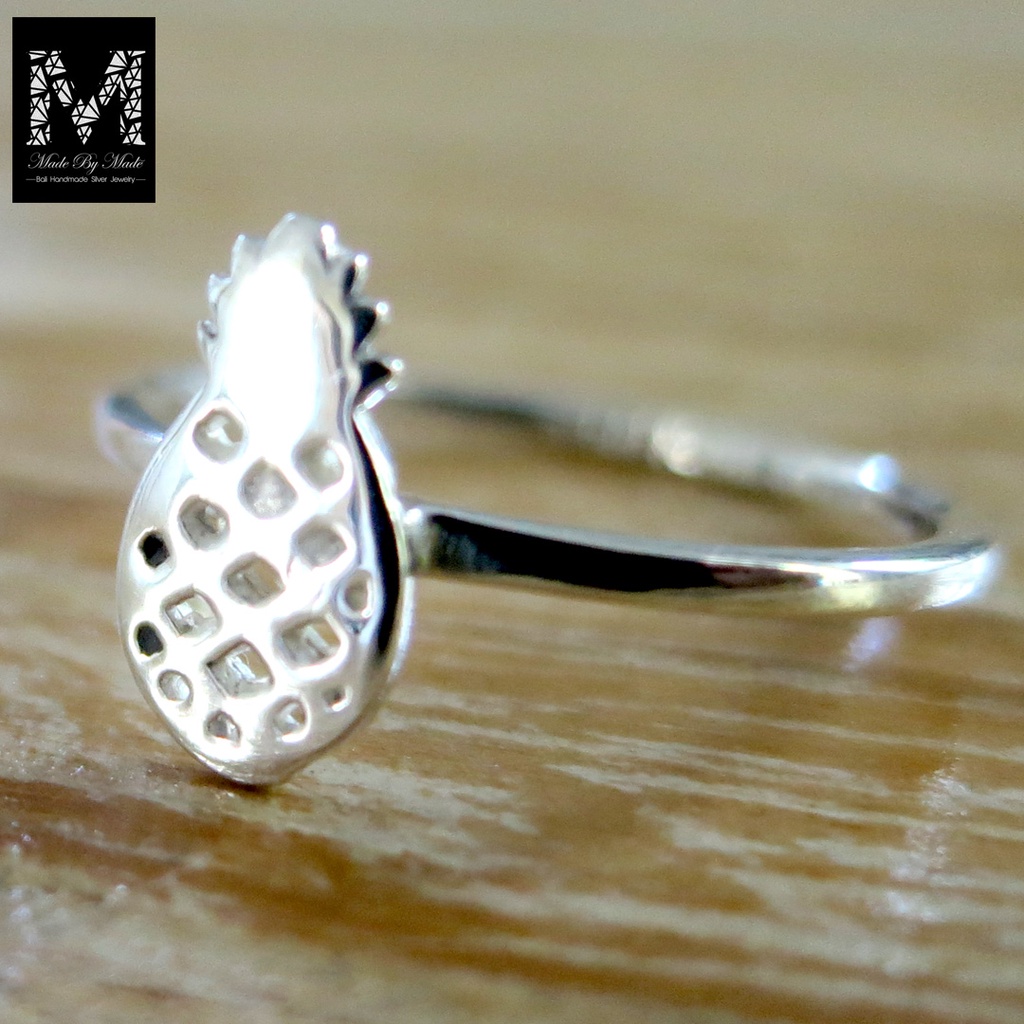Pineapple Ring 925 Sterling Silver