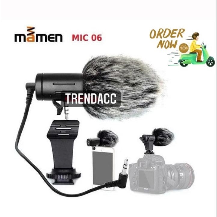 Trend-MAMEN MIC 06 Mini Shotgun Microphone for Camera &amp; Phone Original