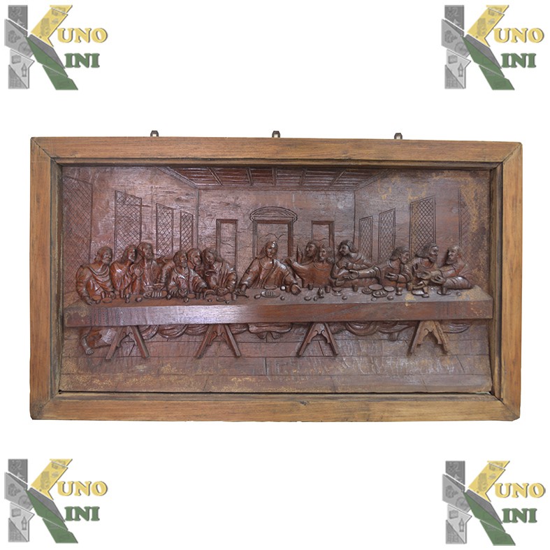 BARANG ANTIK PAJANGAN DINDING PERJAMUAN KUDUS. (ONGKIR DIKIRIM DARI SEMARANG)