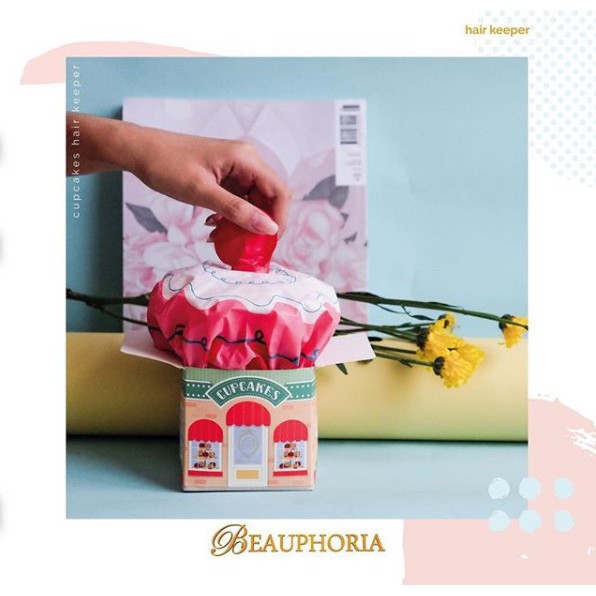 Shower cap Beauphoria Hair keeper (Cupcakes)