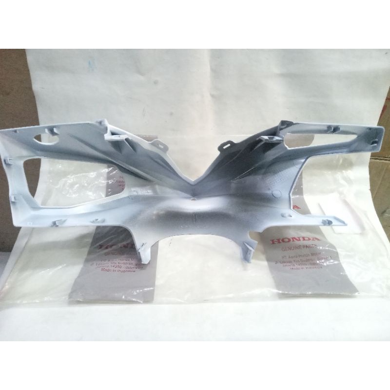 Batok depan atas front handle beat injeksi fi led 2020 putih metalic metalik original