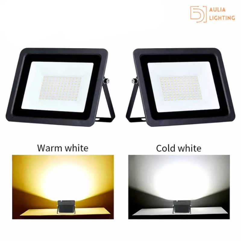 Lampu Sorot LED 10W 20W 30W 50W 100W Flood Light Outdoor Waterproof Tembak Taman Lapangan Hias Panggung Anti Air Hujan 10 20 Watt 30 50 100 Emico SNI