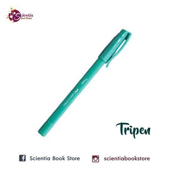 

Ballpen / Pulpen Tripen 0.7 mm Mix Barrel Black Ink - Faber Castell