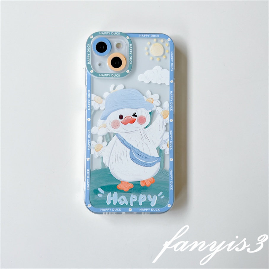 Samsung A14 A34 A54 M14 A04 A04s A13 A52s A03 A23 A33 A53 A73 A03s M23 A52 A02 A12 A22 A72 A32 A51 A71 A50 A50s A30s A30 A20 A21s A31 A11 Soft Case Pelindung Desain Kartun Bebek Untuk