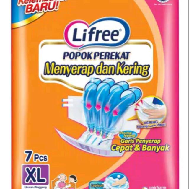 Unicharm Lifree popok perekat