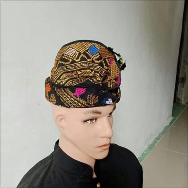 Capuk/Udeng Songket Asli Sukarara Berkwalitas