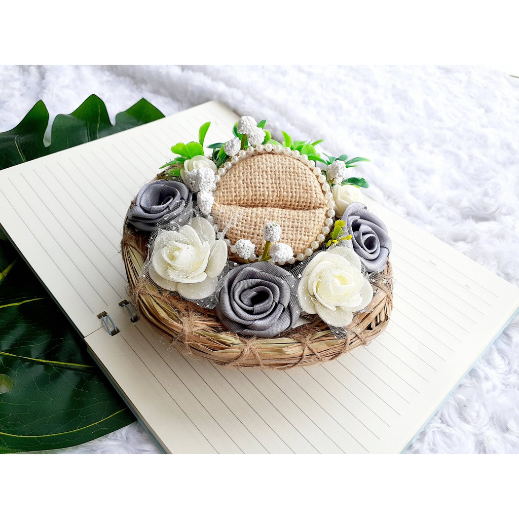 WEEFCRAFT | Ring Box Tempat Cincin Ringbox rustic Tempat cincin rustic Tempat perhiasan Ring box Jer