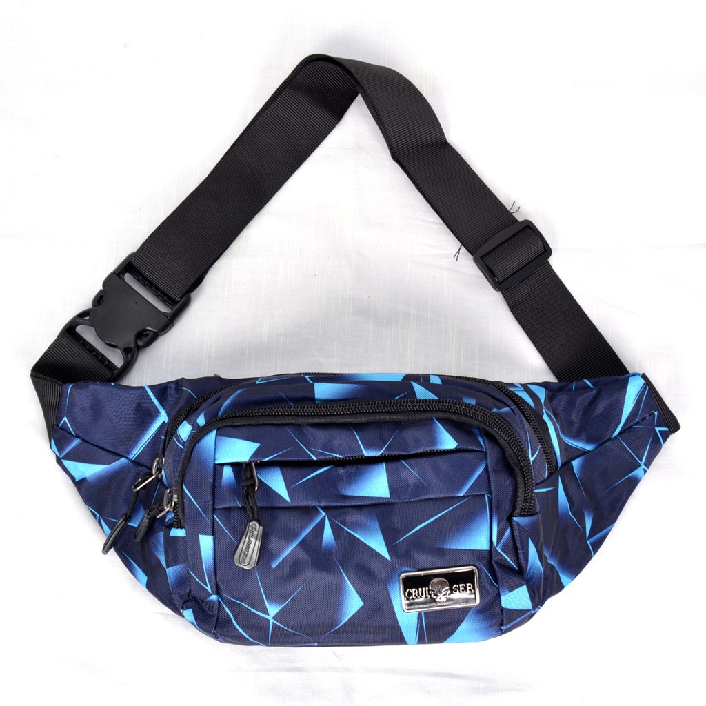 Tas Pinggang Cruiser Motif Abstrack Pria Import 3220-2