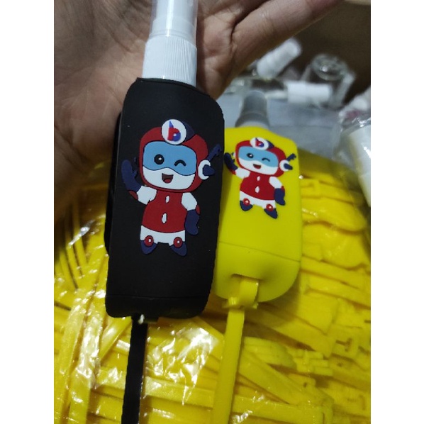 Souvenir Handsanitizer Karet Rubber custom + reffil + Cangkang cover Murah