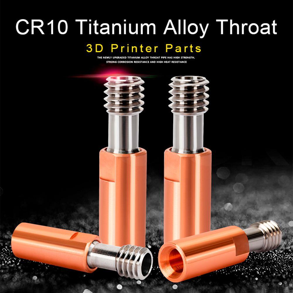 TOP 2pcs Aksesoris Printer 3D Profesional Tenggorokan Bahan Titanium Alloy Hotend Untuk Untuk Ender3 CR-10