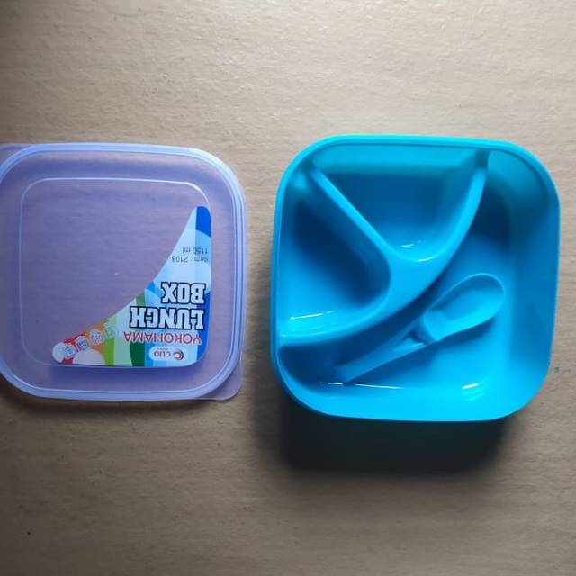 Tempat Makan Yokohama Clio Sekat 3 - Lunch Box Anak Kotak Makan