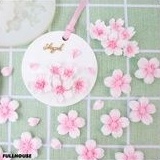 cetakan silikon puding coklat bunga sakura