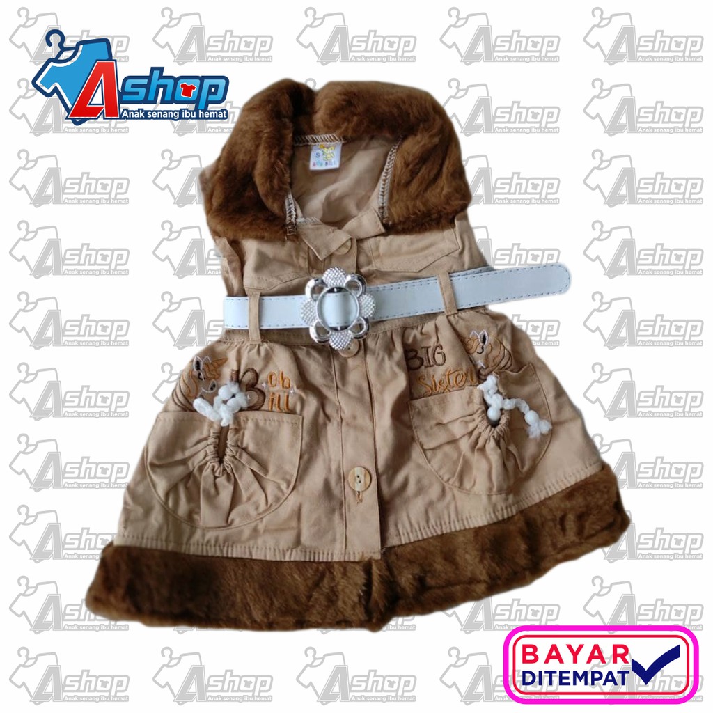 Baju Dress Anak Bulu