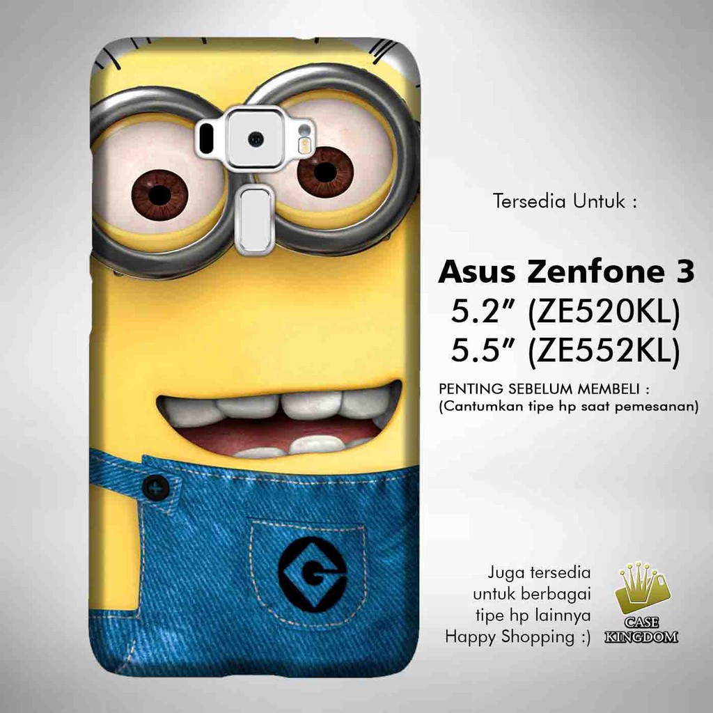 Minions 3 Casing Asus Zenfone 3 5.2 ZE520KL | 5.5 Inch ZE552KL Case