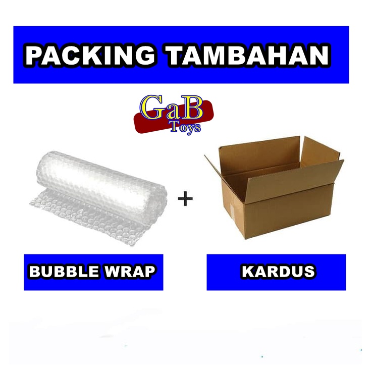 

Packing Tambahan (Bubble Wrap & Kardus) Extra Packing Agar Lebih Aman