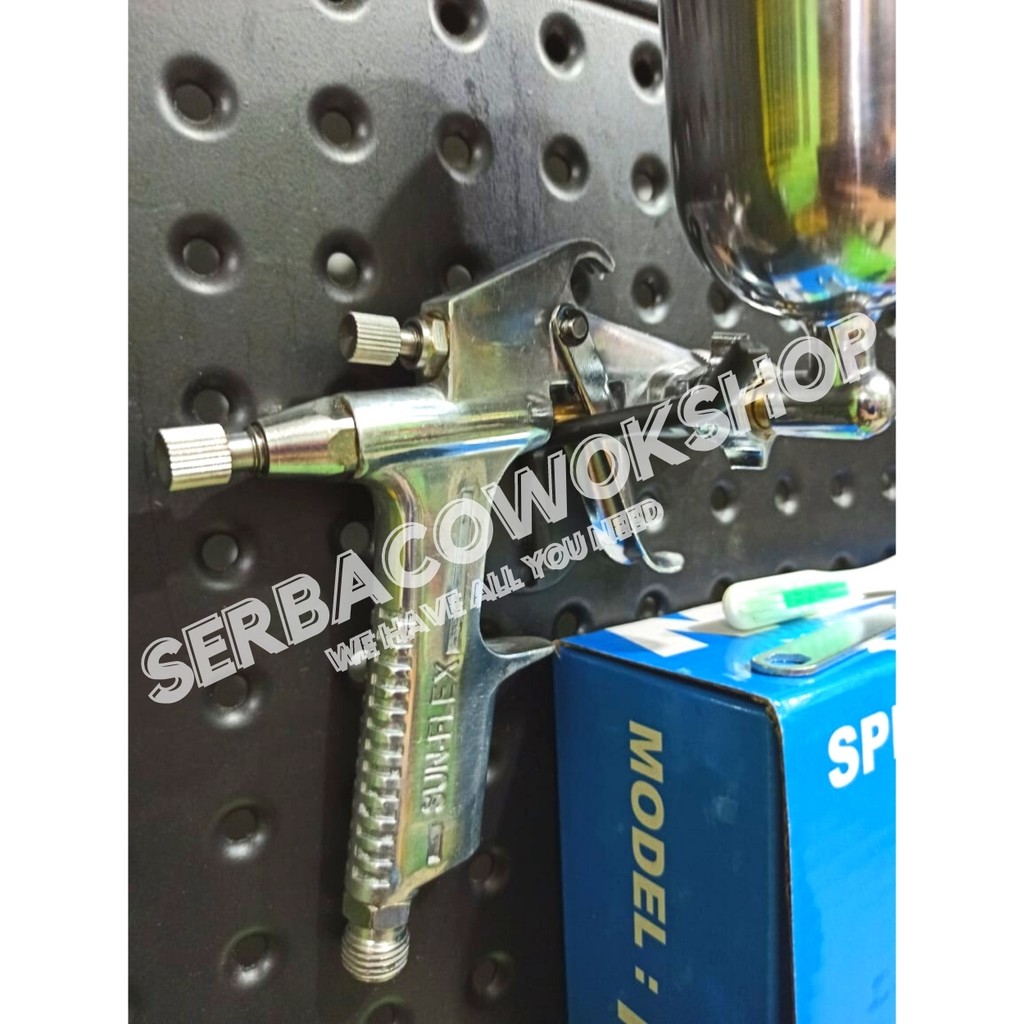 Sunflex Air Spray Gun Cat K-3A Semprotan Cat Tabung Atas Set Kenmaster Termurah Berkualitas