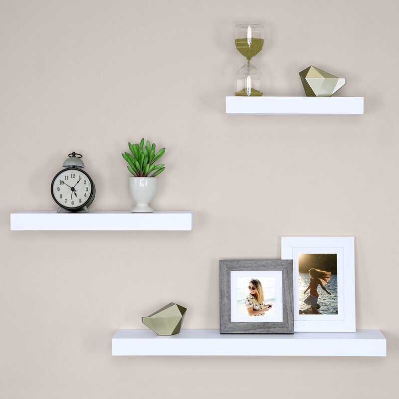 Promo Ambalan / Rak Dinding Minimalis / Floating Shelves 20, 30, 40 cm untuk Dekorasi Hiasan Dinding