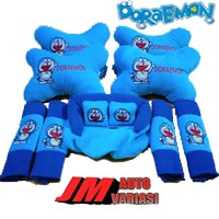 Paket DORAEMON bantal jok interior mobil